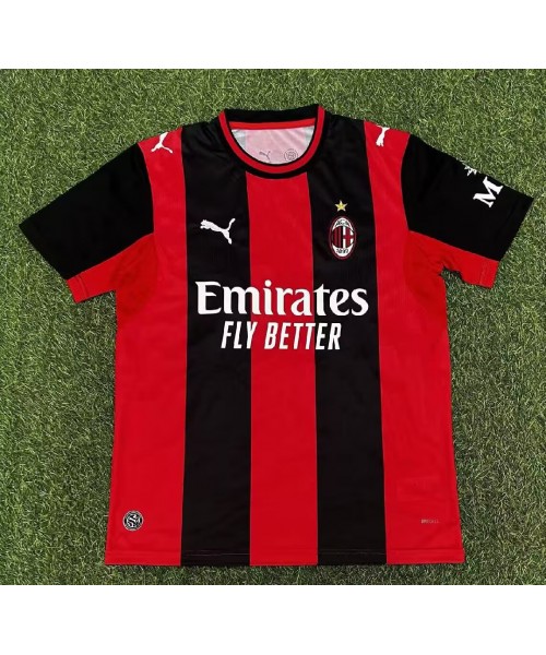 AC Milan 2026/27 Replica Soccer Jersey Kids Football Uniforms Custom Jersey Serie A League Jerseys