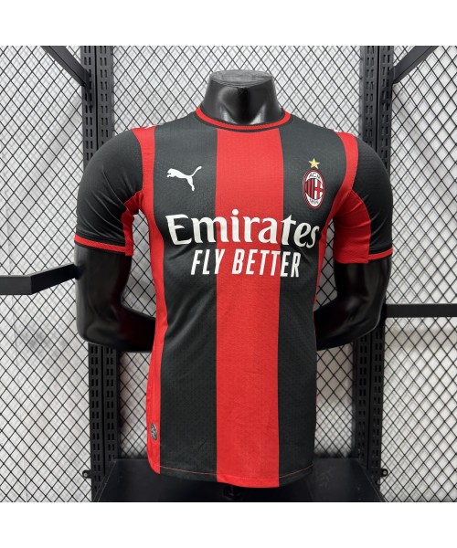 AC Milan 2026/27 Replica Soccer Jersey Kids Football Uniforms Custom Jersey Serie A League Jerseys