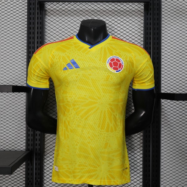 Colombia 2026/27 World Cup Kids Soccer Uniforms Replica Custom Jersey FIFA Jerseys