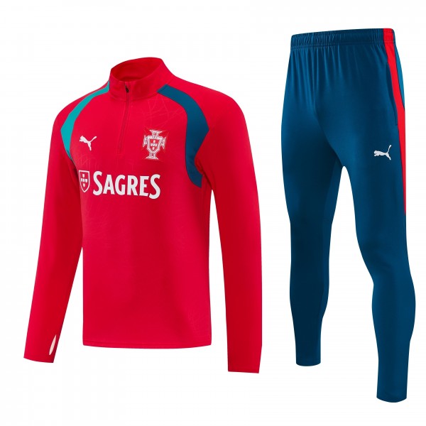 2026/27 Portugal Tracksuits Long Sleeve Soccer Training Uniforms