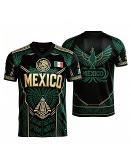 Camisetas de fútbol con diseños únicos inspirados en la cultura azteca mexicana