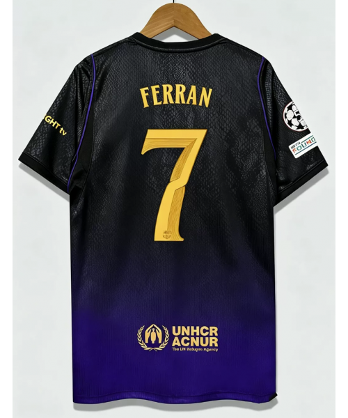 Barcelona 2026/27 Away Jerseys Player Name Football Uniforms  La Liga Jerseys with Patches